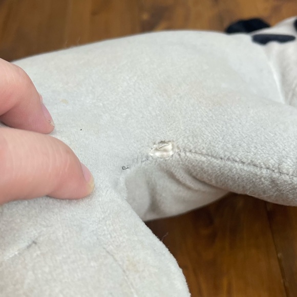 Vintage 1990’s Squeaky pound puppies plush dog gray and black - Picture 7 of 10